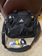 Adidas Calhoun Messenger Spring Load Shoulder Laptop Bag Black Agron Inc picture
