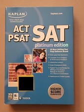 Kaplan SAT ACT PSAT Test Prep Platinum Edition 2007 Win & Mac 6 CDs picture