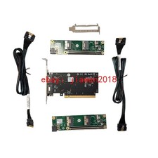 External PCI Express x16 to SFF-8654 Adapter 2*PCI-E X8 + 2*Baseplate 70CM Cable picture