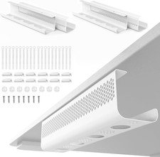 KHAMAL Cable Management under Desk 52PCS - Cable Management Tray Kit Ventilated picture