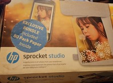 HP Sprocket Studio 4x6 Digital Photo Printer w/ 80 Sheet Paper, Bluetooth picture