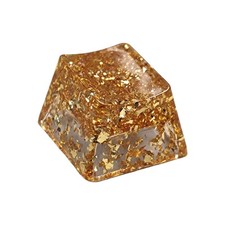 OEM Height Resin Keycap Featuring Gold Foil Backlight for Mechanical Keyboards picture