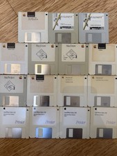 Vintage Apple Macintosh 3.5 Floppy Disk Lot MacDraw MacProject FullPaint System picture