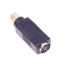 S-Video Female to RCA Female Converter Adapter for Camcorder TV VCR DVD Player picture