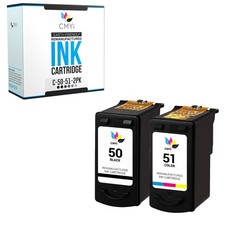 Black Color CMYi Ink Cartridges Lot for Canon PG-50 CL-51 for PIXMA picture