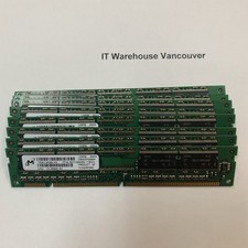 (1 x )  MICRON 128MB SDRAM PC133 CL3 16X16 4CHIPS 168PIN DIMM NON-ECC RAM MEMORY picture