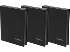 StarTech HDDCASE25BK 2.5in Anti-Static Hard Drive Protector Case - Black (3pk) picture