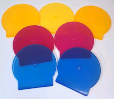 Clamshell Disc Cases, Single 1 Disc Multicolor Lot Of 7 Music Storage picture
