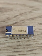 National Semiconductor INS4001D Purple Ceramic/Gold, MCS-4 Intel, C4004 #3 picture