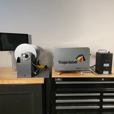 TrojanOne Color Label Printer Powered By MemJet Technology With Ink, Labels, Box picture
