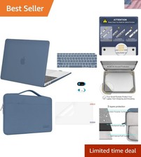 Luxury Protective Case and Accessories for MacBook Air 13 inch M1 - Steel Blue picture