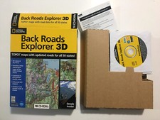 NATIONAL GEOGRAPHIC - BACK ROADS EXPLORER 3D - for ALL 50 STATES - SET OF 18 CDs picture