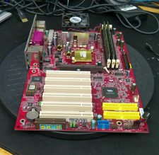MSI KT4V MS-6712 Motherboard W/ I/O Shield, 512MB RAM, Heatsink, Fan & CPU picture