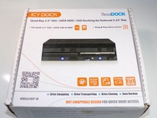 Icy Dock FlexiDOCK MB014SP-B Drive Enclosure for 5.25  SATA/600, 12Gb/s SAS - picture