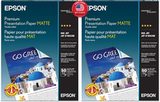 Epson Premium Presentation Paper MATTE (8.5x11 Inches Double-sided 50 x 2 Sheets picture