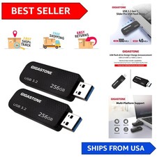 Carbon Fiber 256GB Flash Drive Set - Retractable Design for Optimal Protection picture