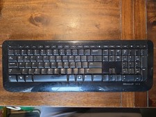Microsoft 800 Model 1455 Wireless Keyboard Black No USB picture