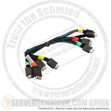 Fujitsu 25cm RX2540 M4 M5 OCuLink Cable Kit 4x Oculink SFF-8611 to 4x OCuLink picture