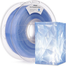 3D Printer Filament Crystal PLA Translucent 1.75Mm, Crystal Blue Clear Printing, picture