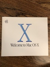 Vintage 2001 Welcome to Mac OS X 10 Macintosh Software Manual Guide Booklet picture