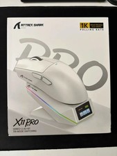 ATTACK SHARK X11 PRO V2 Wireless Gaming Mouse with TFT Display Charging Dock picture