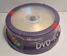 Memorex DVD+R  Recordable Discs 25 Pack 16x 4.7 GB 120 Min New Sealed  picture