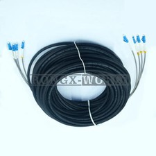 ONE Field Outdoor LC-LC UPC 4 Strand 9/125Single Mode Fiber Patch Cord 100M picture