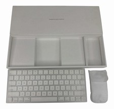 New Apple A1644 Wireless Silver Magic Keyboard + Apple A1657 Magic Mouse 2 Combo picture