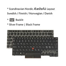 Norwegian Keyboard for Thinkpad 01YP300 01YP380 01YP460 01YP540 01YN360 01YN440 picture