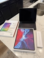 Apple iPad Pro 12.9” 4th Gen 1TB + Magic Keyboard + Apple Pencil + Zagg Bundle picture