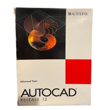 Autodesk AutoCAD Release 12 DOS 386 Advanced Tools Manuals Set 1992 Vintage picture