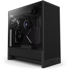NZXT - H5 Flow 2024 Compact ATX Mid-Tower Airflow PC Case - Black picture