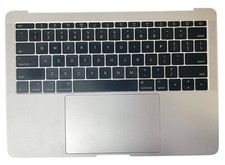 OEM MacBook Pro A1708 2016 2017 Top Case / Palmrest + Battery - Silver 661-07947 picture