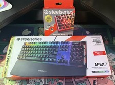 SteelSeries Apex 7 RGB Mechanical Keyboard OLED, USB Wired (READ DISC) picture