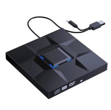 Slim External CD DVD RW Drive USB 3.0 Writer Burner Player Black For Laptop PC picture