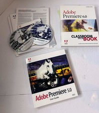 Adobe Premiere 5.0  Windows & Mac w/ Serial Education Big Box Version w Manual picture