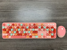 Mofii Charming Colorful Wireless Keyboard and Mouse set for PC/Laptop/Mac picture