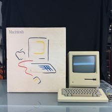 RARE Genuine Apple Macintosh 128K Low Serial Number BOXED and *WORKING* - M0001 picture