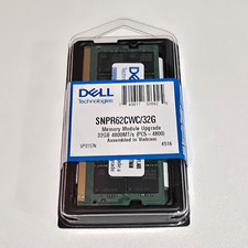Dell 32GB DDR5 SODIMM PC5-4800 260-Pin SNPR62CWC/32G picture