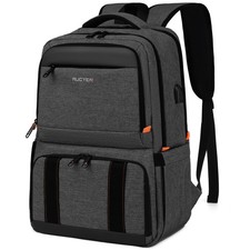 RUCYEN Lunch Backpack, Insulated Cooler Backpack Box 15.6 inch, Black picture