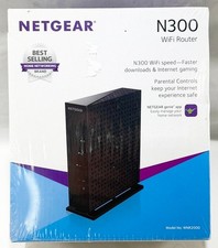 Netgear N300 300 Mbps 4-Port 10/100 Wireless N Router (WNR2000) NEW SEALED picture