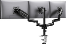 Triple Monitor Mount for 13-27 Inch Computer Screens, Gaming 3 Monitor Desk Moun picture