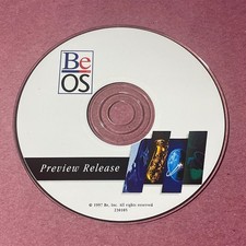 BeOS Preview Release (Apple Mac, 1997) Vintage CD picture