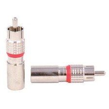 DOLPHIN COMPONENTS CORP DC-CRCAM59 Cable Coupler,RCA/Male,RG59 Coax,PK10 12H915 picture