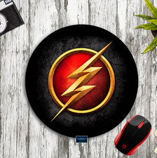 THE FLASH LOGO CUSTOM MOUSE PAD DESK MAT HOME SCHOOL OFFICE AWESOME GIFT picture