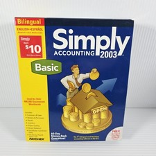 Simply Accounting 2003  Basic - Pc Software - Brand New Sealed  picture