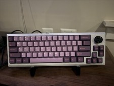 Custom LW-67 Keyboard With Cherry MX profile Banana Split Switches GMK Symbiote picture