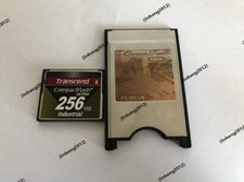 Transcend 256MB INDUSTRIAL Compact Flash +ATA PC card PCMCIA Adapter picture