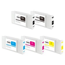 5*350ml T6931-T6935 Compatible Ink Cartridge for Epson SC T3000/5000/7000/3200-- picture