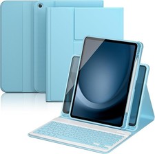 360-Degree Rotatable Keyboard Case with Pencil Holder for Galaxy Tab A9/A11 Plus picture